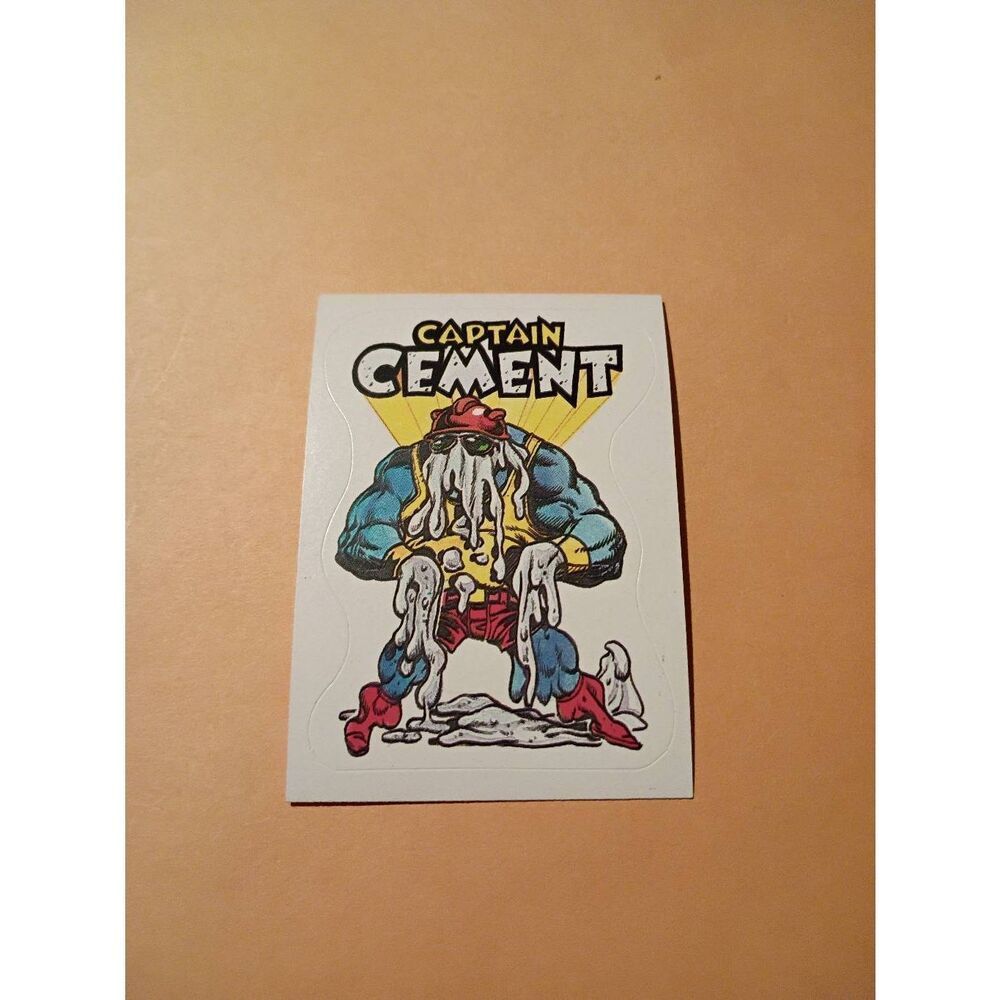 1983 General Mills Zero Heroes Trading Card Sticker Card Vintage #23